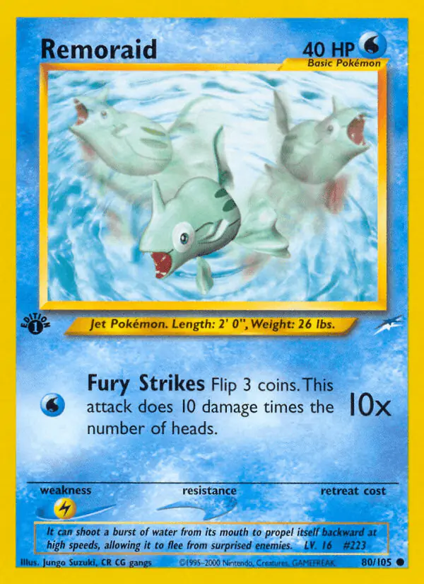 Carta Remoraid 80/105 de Neo Destiny