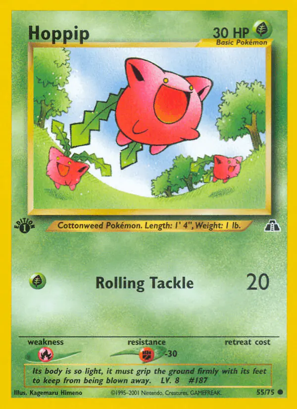 Carta Hoppip 55/75 de Neo Discovery