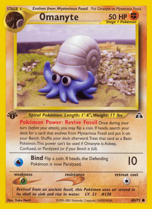 Carta Omanyte 60/75 de Neo Discovery