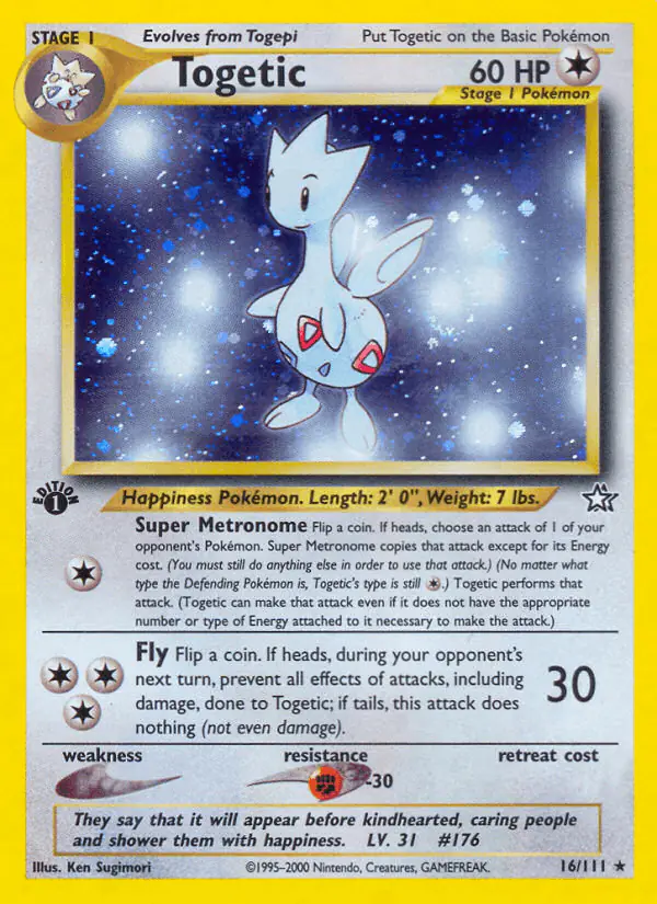 Carta Togetic 16/111 de Neo Genesis
