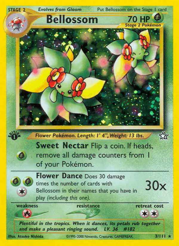 Carta Bellossom 3/111 de Neo Genesis