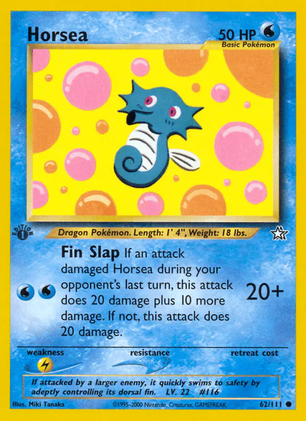 Carta Horsea 62/111 de Neo Genesis