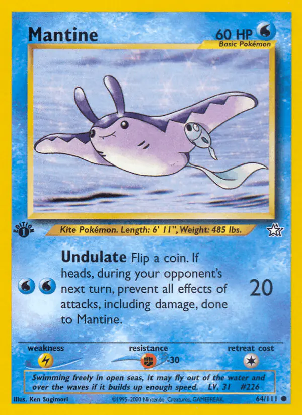 Carta Mantine 64/111 de Neo Genesis