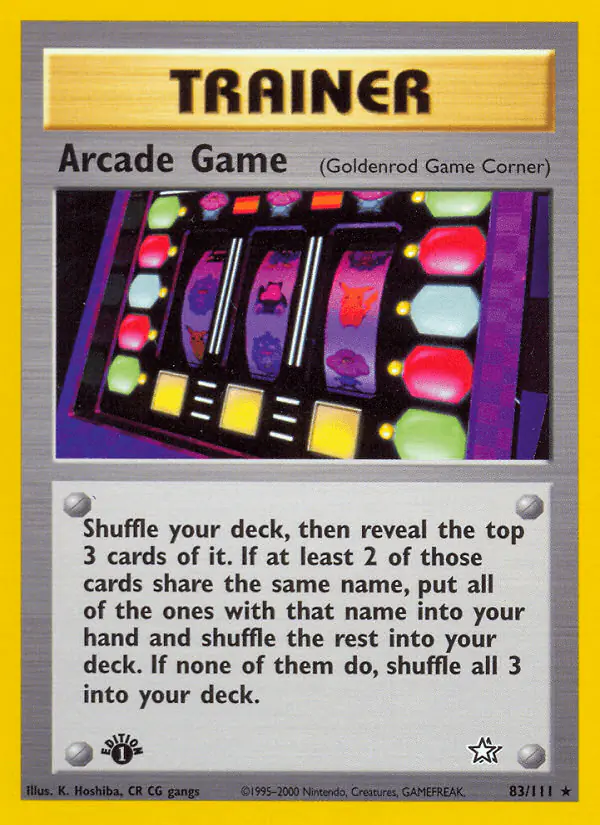 Carta Arcade Game 83/111 de Neo Genesis