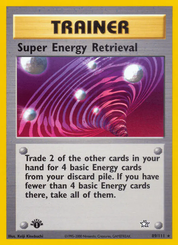 Carta Super Energy Retrieval 89/111 de Neo Genesis
