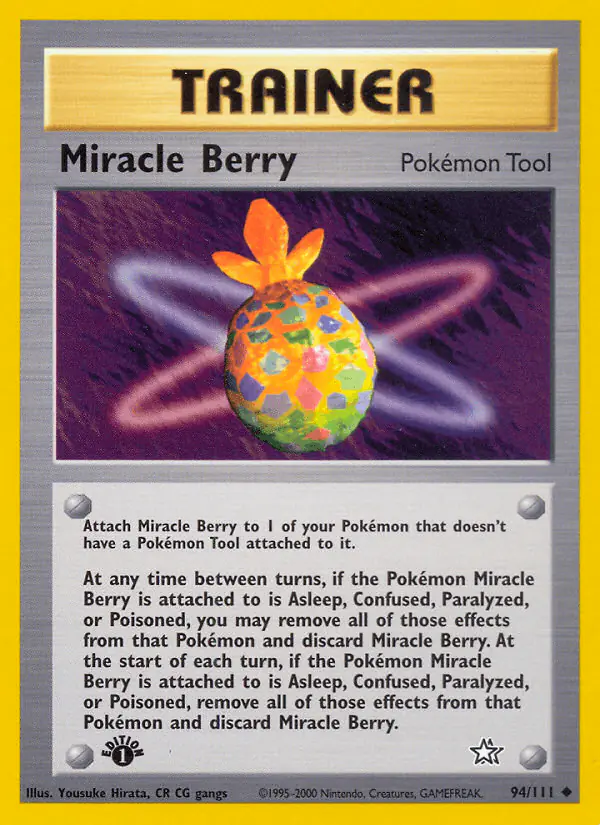 Carta Miracle Berry 94/111 de Neo Genesis