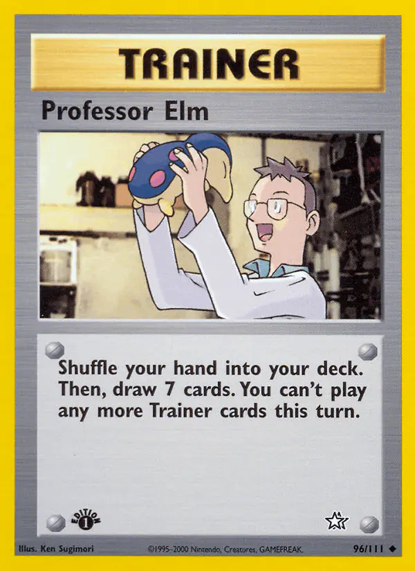 Carta Professor Elm 96/111 de Neo Genesis