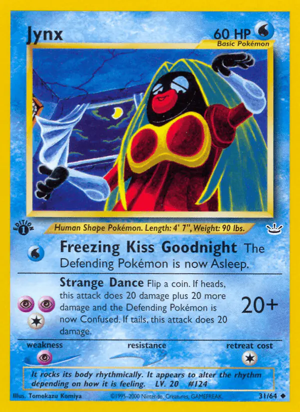Carta Jynx 31/64 de Neo Revelation