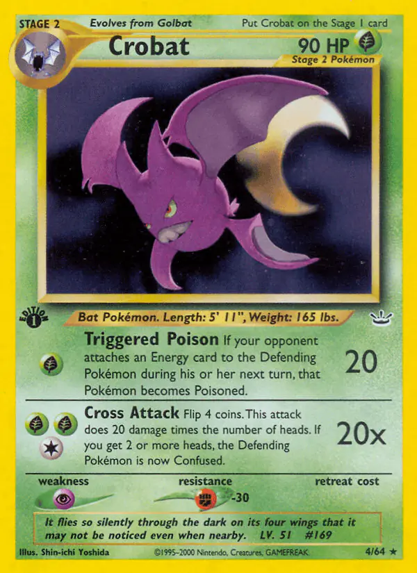 Carta Crobat 4/64 de Neo Revelation