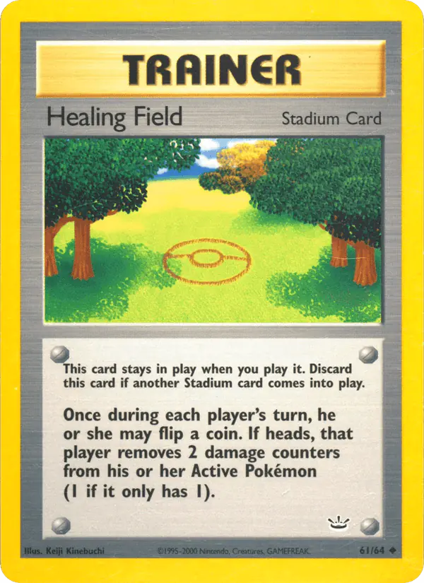 Carta Healing Field 61/64 de Neo Revelation