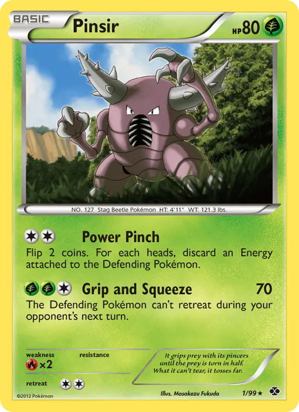 Carta Pinsir 1/99 de Next Destinies