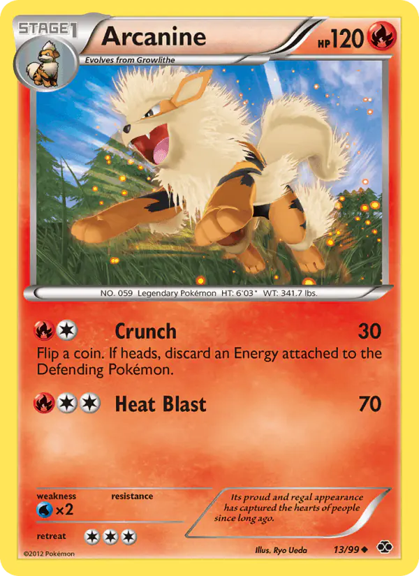 Carta Arcanine 13/99 de Next Destinies