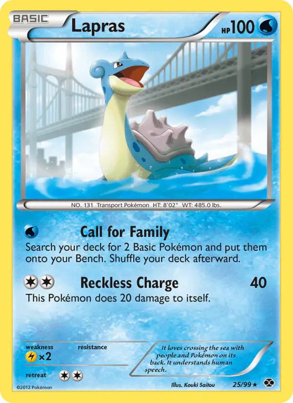 Carta Lapras 25/99 de Next Destinies