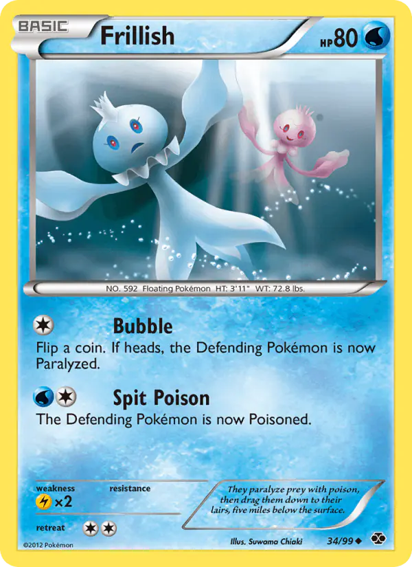 Carta Frillish 34/99 de Next Destinies