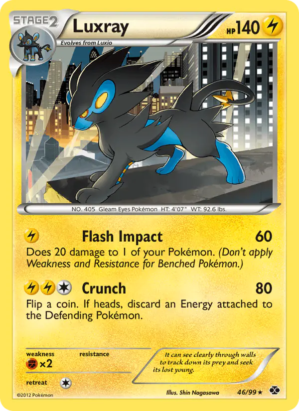 Carta Luxray 46/99 de Next Destinies