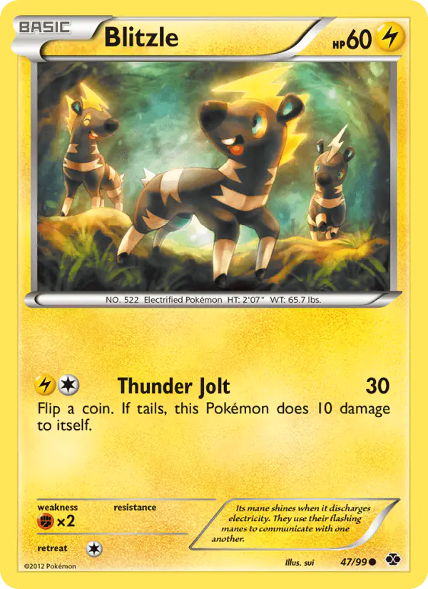 Carta Blitzle 47/99 de Next Destinies