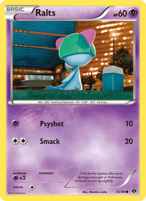 Carta Ralts 55/99 de Next Destinies