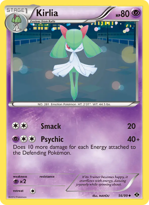 Carta Kirlia 56/99 de Next Destinies