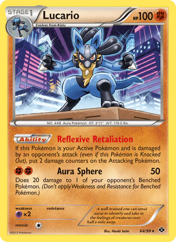 Carta Lucario 64/99 de Next Destinies