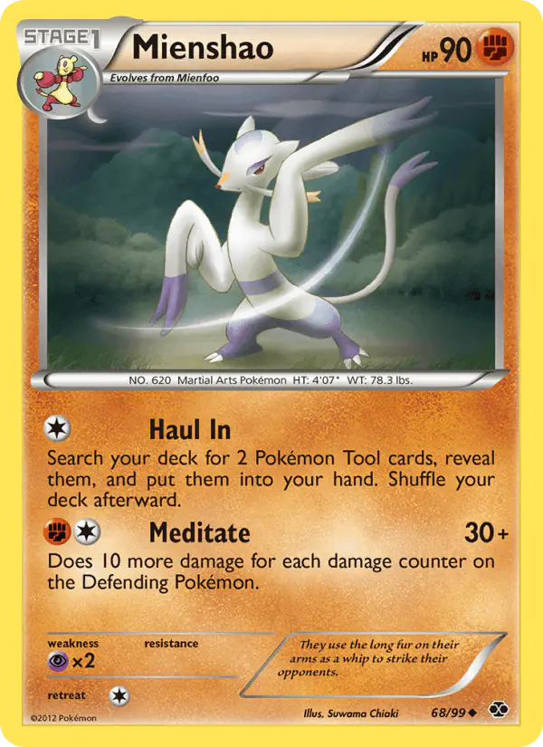 Carta Mienshao 68/99 de Next Destinies
