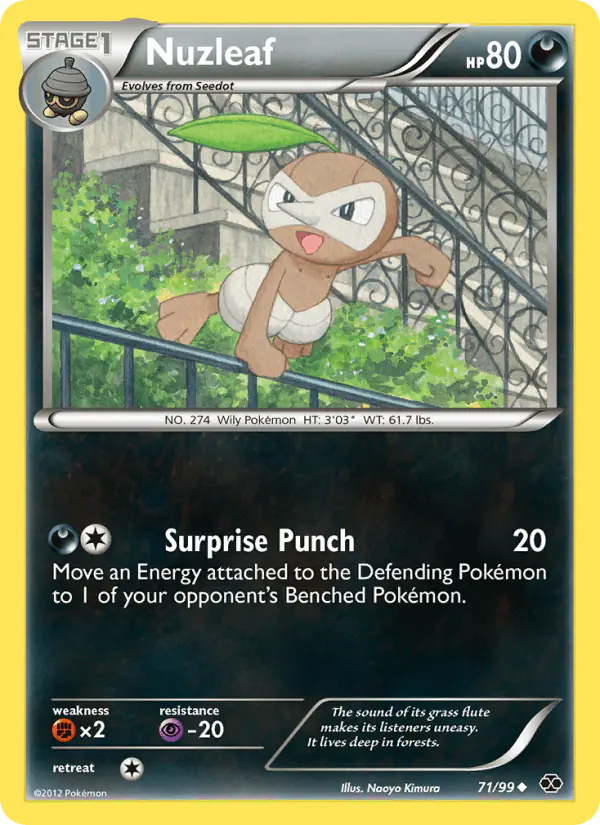 Carta Nuzleaf 71/99 de Next Destinies