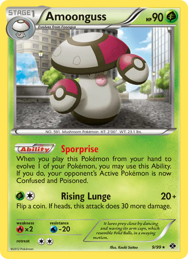 Carta Amoonguss 9/99 de Next Destinies