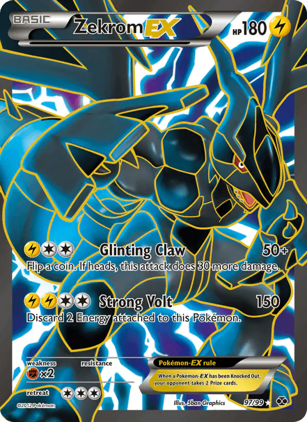 Carta Zekrom-EX 97/99 de Next Destinies