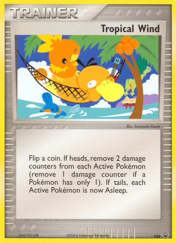Carta Tropical Wind #26 de Nintendo Black Star Promos
