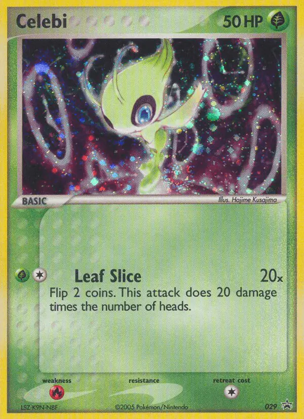 Carta Celebi #29 de Nintendo Black Star Promos