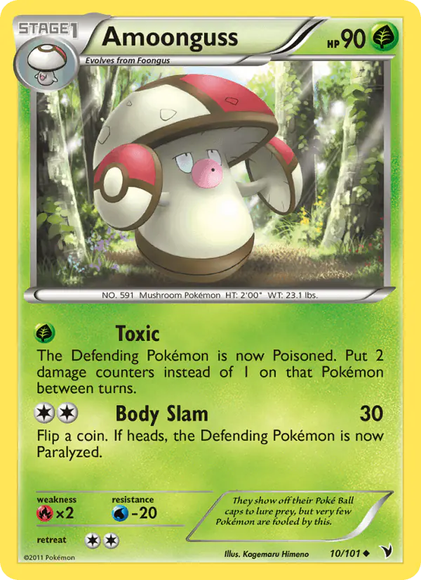 Carta Amoonguss 10/101 de Noble Victories
