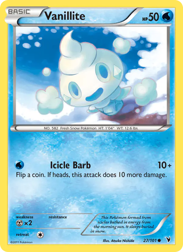 Carta Vanillite 27/101 de Noble Victories