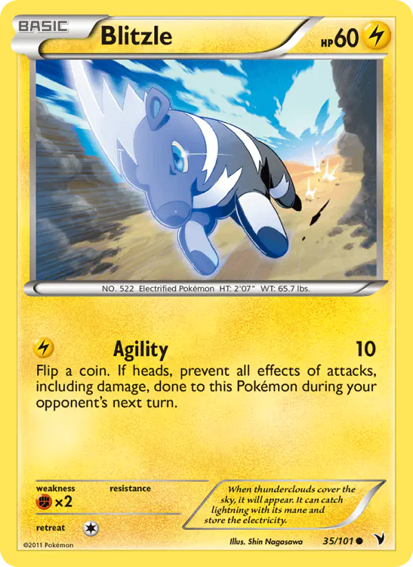 Carta Blitzle 35/101 de Noble Victories