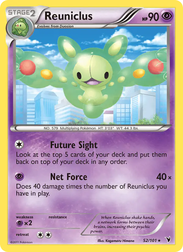 Carta Reuniclus 52/101 de Noble Victories