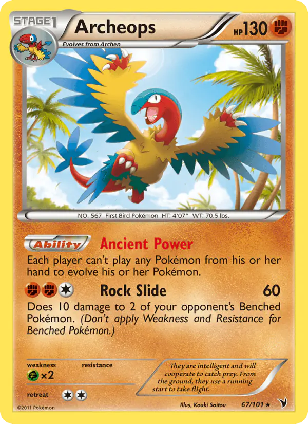 Carta Archeops 67/101 de Noble Victories