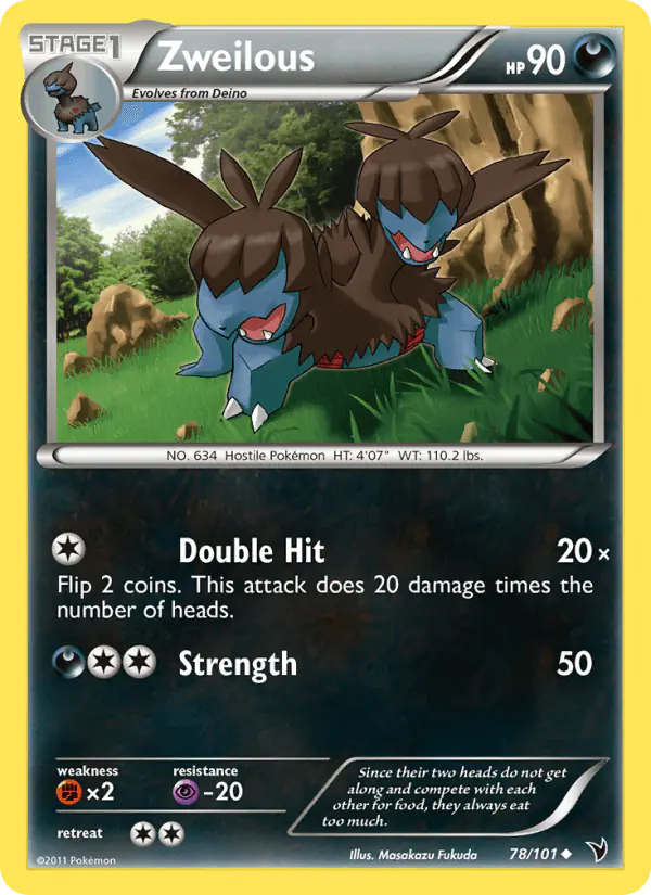 Carta Zweilous 78/101 de Noble Victories