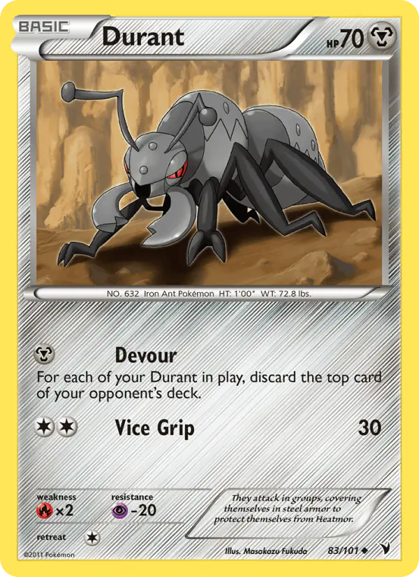 Carta Durant 83/101 de Noble Victories