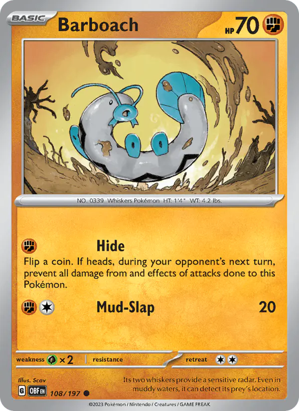 Carta Barboach 108/197 de Obsidian Flames