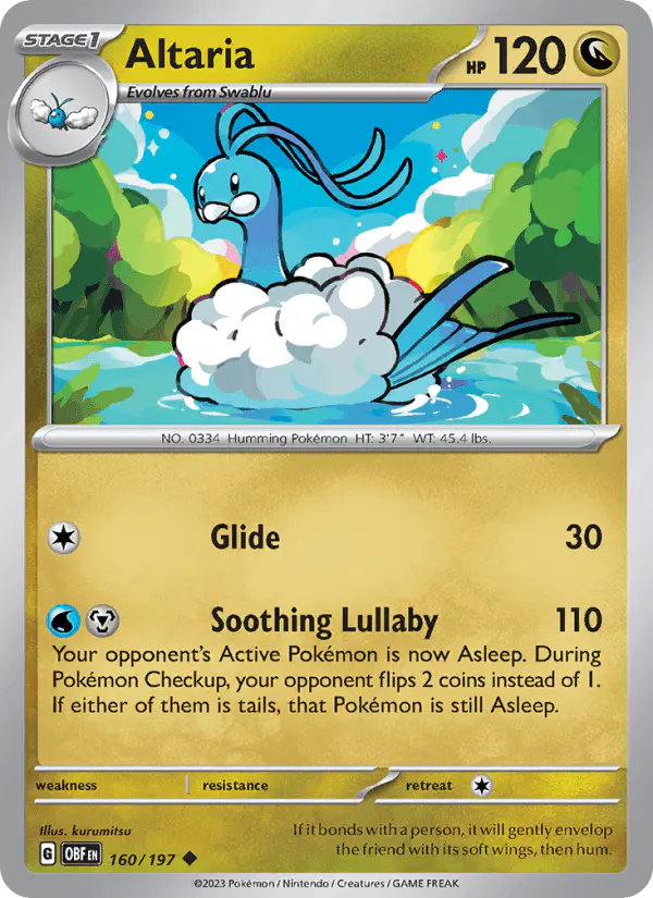 Carta Altaria 160/197 de Obsidian Flames