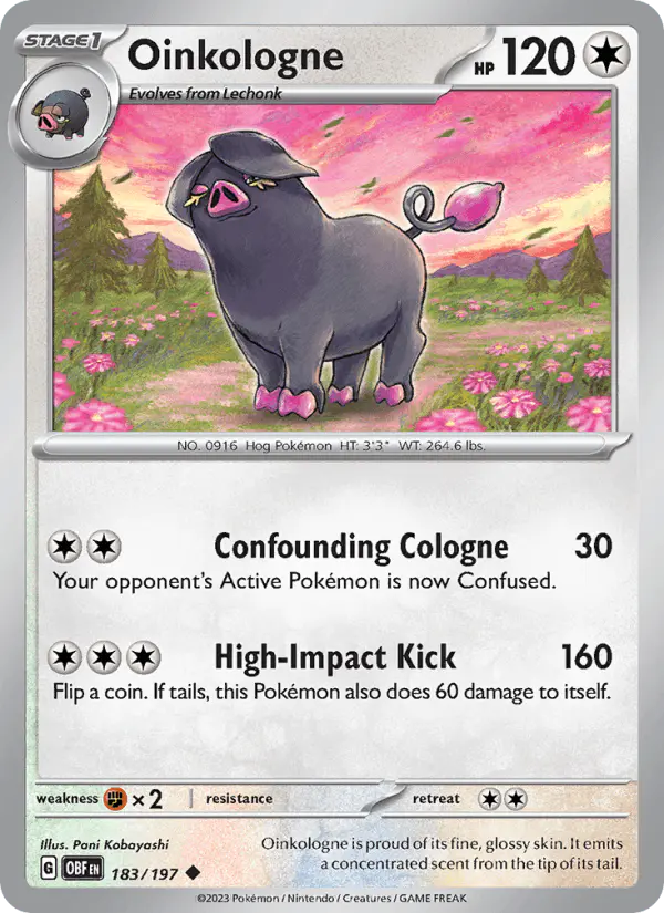 Carta Oinkologne 183/197 de Obsidian Flames