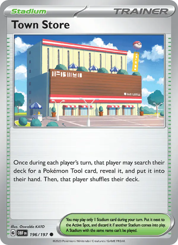 Carta Town Store 196/197 de Obsidian Flames