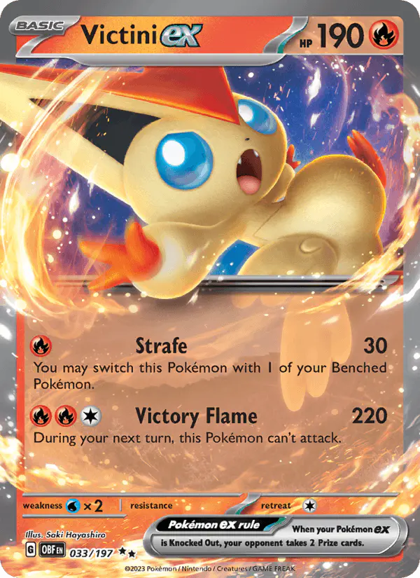 Carta Victini ex 033/197 de Obsidian Flames