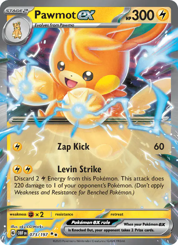 Carta Pawmot ex 073/197 de Obsidian Flames