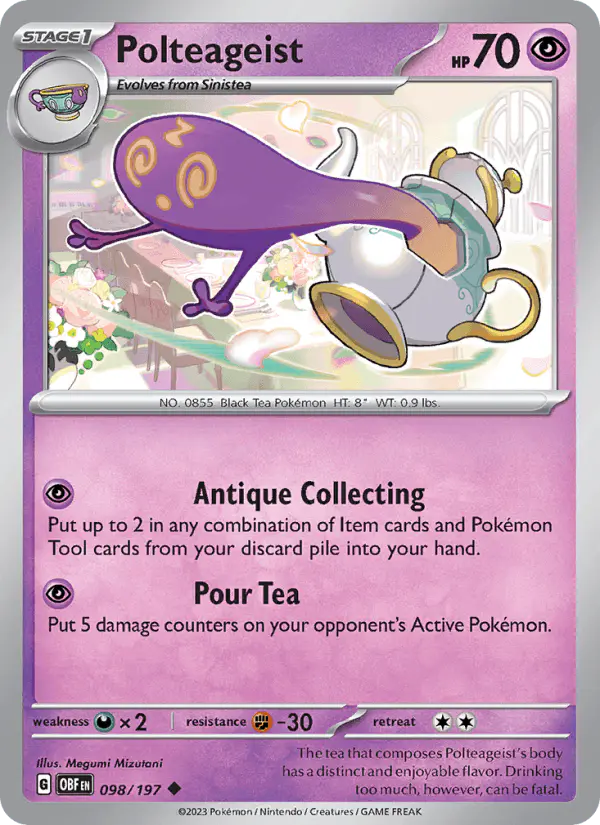 Carta Polteageist 098/197 de Obsidian Flames
