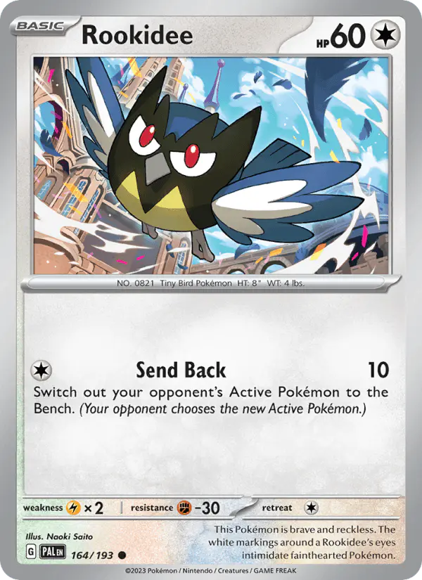 Carta Rookidee 164/193 de Paldea Evolved