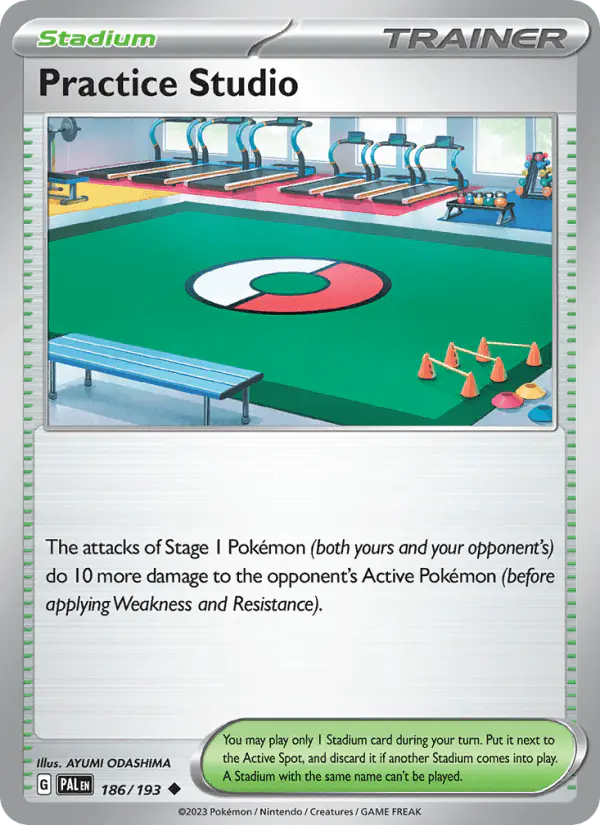 Carta Practice Studio 186/193 de Paldea Evolved