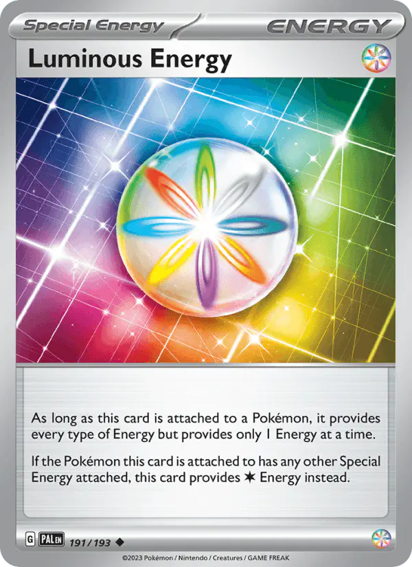 Carta Luminous Energy 191/193 de Paldea Evolved