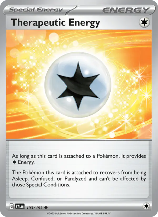 Carta Therapeutic Energy 193/193 de Paldea Evolved