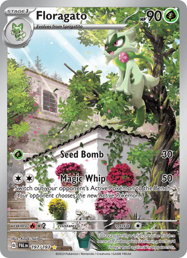 Carta Floragato 197/193 de Paldea Evolved