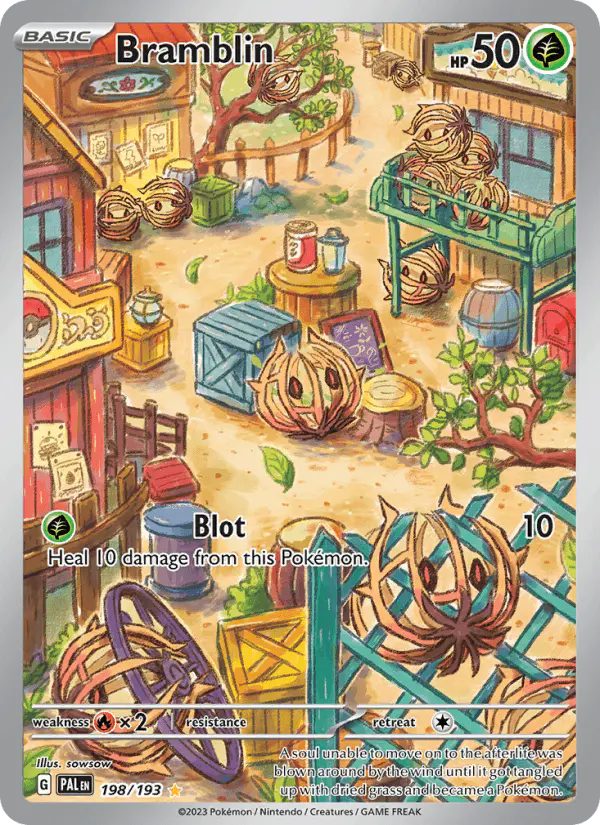 Carta Bramblin 198/193 de Paldea Evolved
