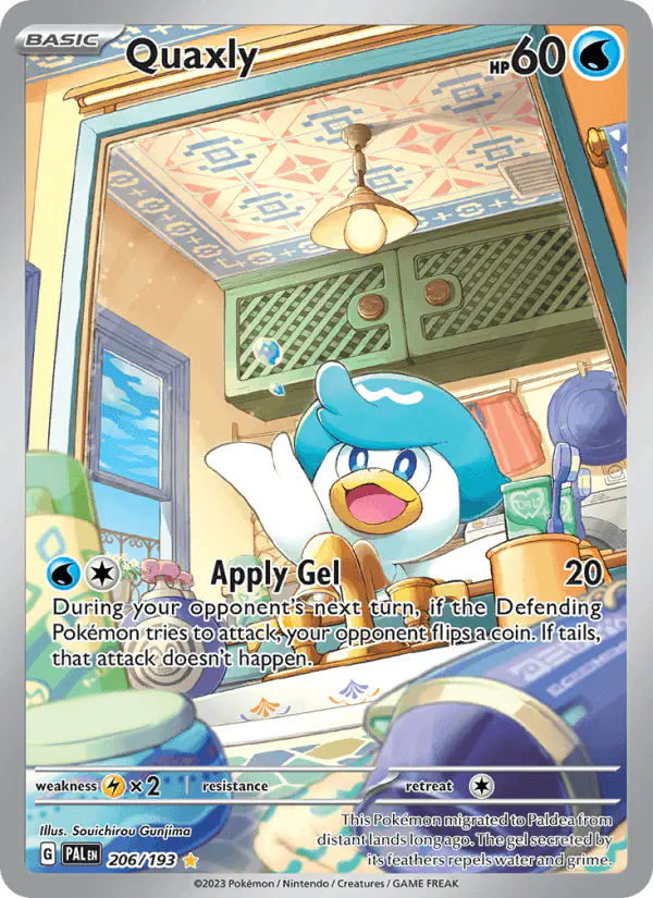 Carta Quaxly 206/193 de Paldea Evolved